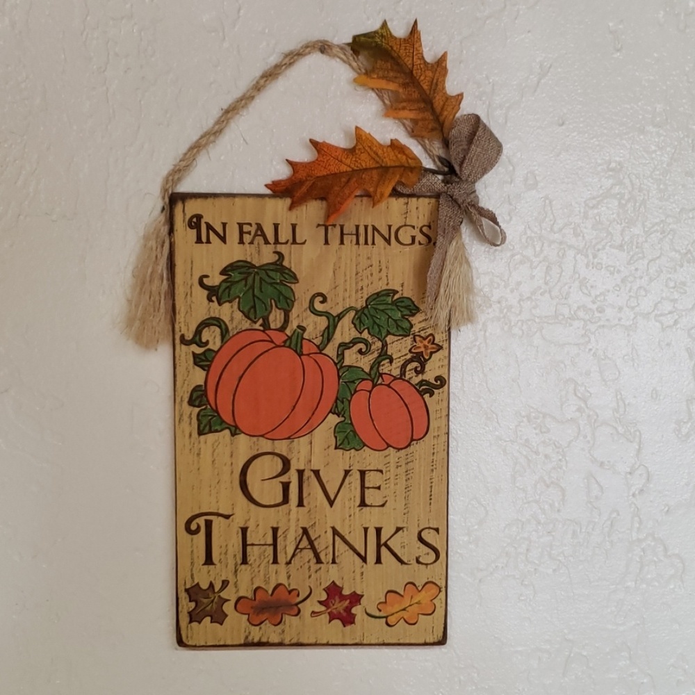 Fall Holiday Sign Decor